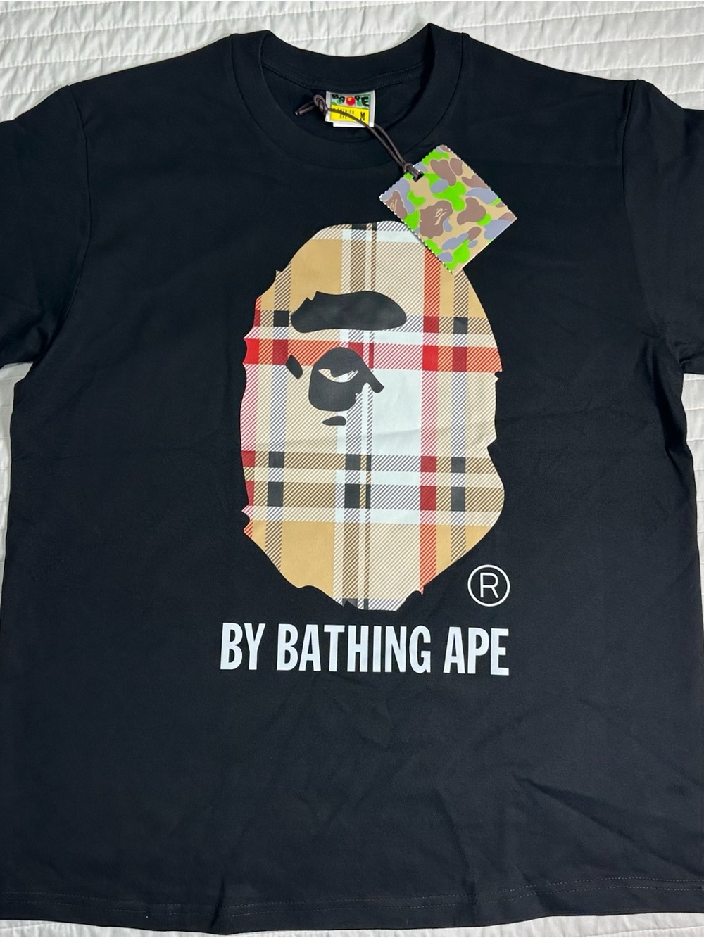 Black Burberry Bape Shirt